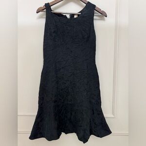 Vintage 1950’s Jeannette Alexander Black Brocade Mini holiday Dress